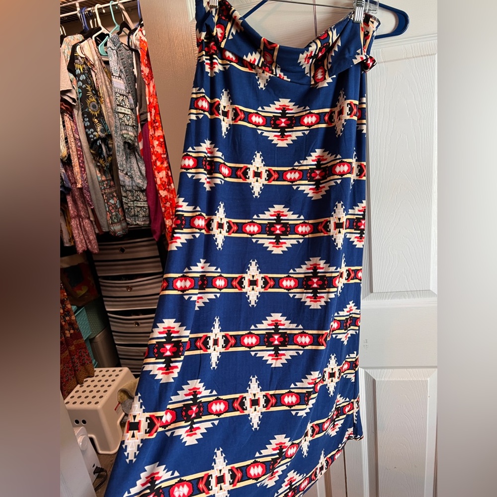 Agnes and Dora Tribal Maxi Skirt